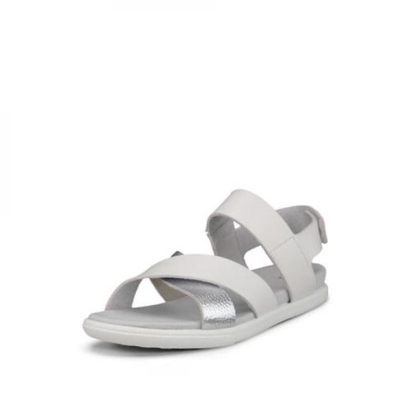 Ecco Sandal Hvit Dame