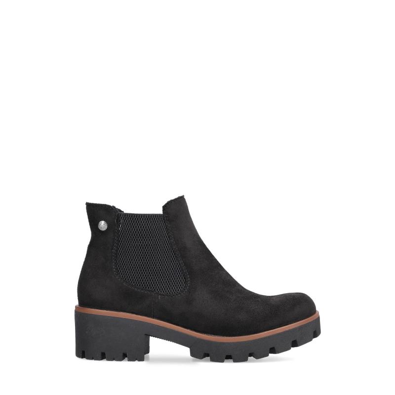 Rieker Chelsea Boots Dame Sort.