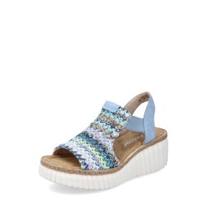 Rieker-Rieker Sandal Morelia Blå Dame–E. Sørdahl-2 Rieker Sandal Morelia