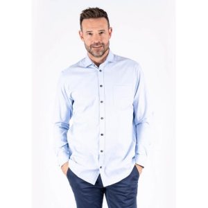 Skjelland Fellini Skjorte M/Knapp PreEnd LysBlå Herre