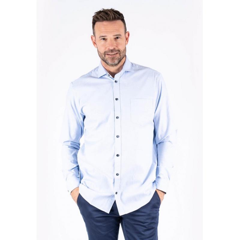 Skjelland Fellini Skjorte M/Knapp PreEnd LysBlå Herre
