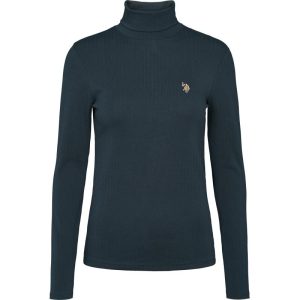 U.S POLO ASSN. KARLA ROLLN LS RIB USPA W TEE 105253 E. Sørdahl 2
